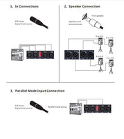 AMP18 4Zones 2600W(4X650W) Intelligent Energy-Saving Power Amplifier(70v/100v 2/4/8 Ω)