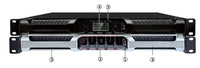 AMP18 4Zones 2600W(4X650W) Intelligent Energy-Saving Power Amplifier(70v/100v 2/4/8 Ω)