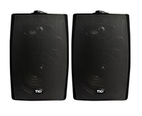 ASP90 6.5" Premium Outdoor Weather-Resistant Patio Speakers with 70v Switch (Pair)