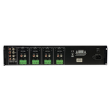 AMP555 4-Zone 8-Channel Non-Fan Low-Noise Multiroom Audio Digital Amplifier(2U)