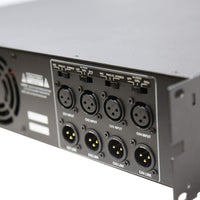 TIC-D4500 4-Inputs 4-Zone Professional 4Ω / 8Ω / 70V 4x300W Bridged Power Amplifier w/Separate Volume Controller