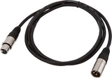 2XLR-01 XLR Male to Female Microphone Cable - 3 Feet