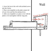 WHS001Wall Mountable Waterproof Box For Amplifiers