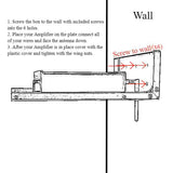 WHS001Wall Mountable Waterproof Box For Amplifiers