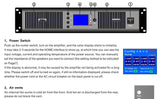 TIC-D2500 2xInputs 2-Zone 4Ω / 8Ω / 70V 2X300W Bridged Power Amplifier